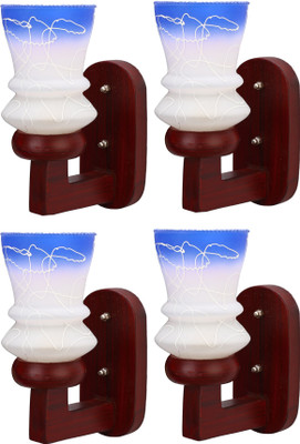 Somil Uplight Wall Lamp Without Bulb(Pack of 4)