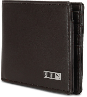 PUMA Men Tan Artificial Leather Wallet(6 Card Slots)