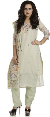 DRAVINAM Trends Cotton Printed Kurta & Churidar Material