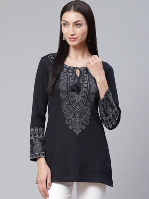 biba-women-dyed-straight-kurtadark-blue