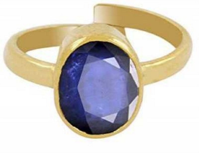 GALAXY ASTRO Stone Sapphire Gold Plated Ring