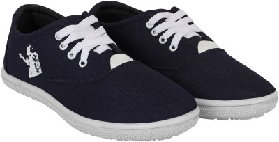 Kzaara Canvas Shoes For Men(Blue , 7)