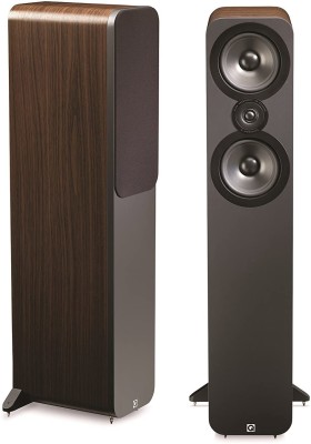Q Acoustics Q3050 American Walnut Pair Floor Standing Speaker 75 W Tower Speaker(Brown, 2.0 Channel)