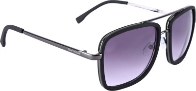 TRUE INDIAN Aviator, Rectangular, Wayfarer Sunglasses(For Men & Women, Violet)