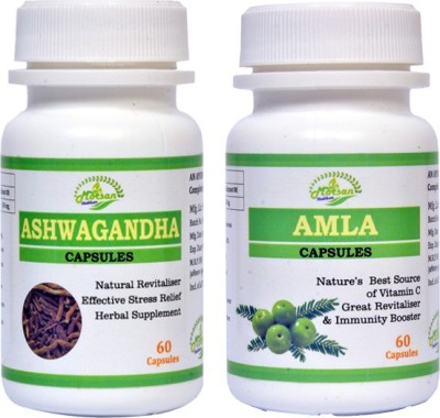 MORSAN HEALTHCARE Ashwgandha Amalki Capsule(Pack of 2)