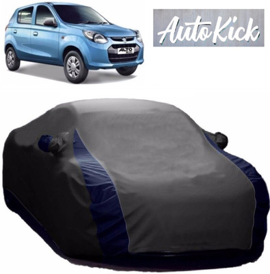 AutoKick Car Cover For Maruti Suzuki Alto 800 (With Mirror Pockets)(Grey)