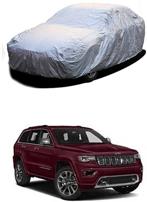 Toy Ville Car Cover For Jeep Universal For Car (Without Mirror Pockets)(Silver)
