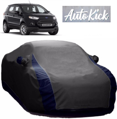 AutoKick Car Cover For Ford Ecosport (With Mirror Pockets)(Grey)
