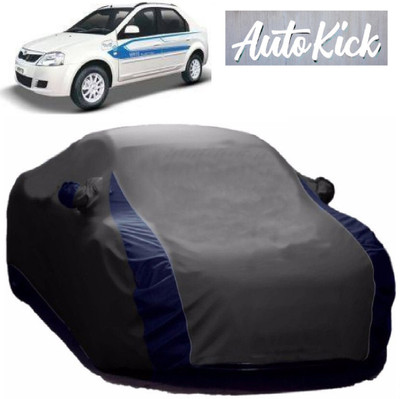 AutoKick Car Cover For Mahindra e-Verito (With Mirror Pockets)(Grey)