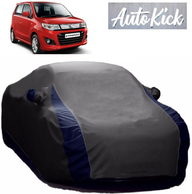 AutoKick Car Cover For Maruti Suzuki WagonR Stingray (With Mirror Pockets)(Grey)