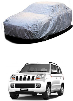 Toy Ville Car Cover For Mahindra Universal For Car (Without Mirror Pockets)(Silver)