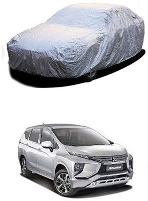 Toy Ville Car Cover For Mitsubishi Universal For Car (Without Mirror Pockets)(Silver)