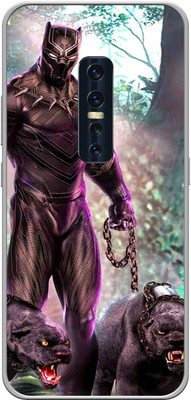 MADRE Back Cover for Vivo V17Pro(Black, Grip Case, Silicon, Pack of: 1)