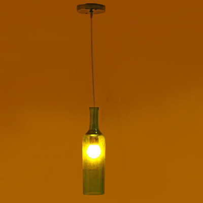 1st Time Trendy Degsiner Pandent Ceiling Lamp Light Of Colorful Glass-Bh09 Pendant Lamp Ceiling Lamp(Yellow)