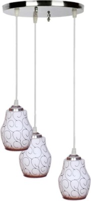1st Time Somil Pandent Hanging Ceiling Lamp (Three Lamp) Colorful & Decorative-C13 Pendants Ceiling Lamp(White, Black, Brown)