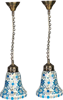 Somil Attractive Colorful Decorative Pendent Hanging Mosaic Lamp Light -A18 Pendant Lamp Ceiling Lamp(Multicolor)
