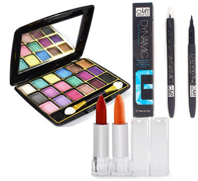 adbeni Eyeshadow, Mini Lipstick & Eyeliner, GC106, Pack Of 4(4 Items in the set)