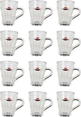 1st Time Pack of 12 Glass(Clear, Cup Set)