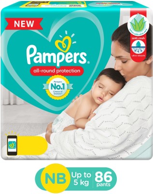 Pampers Diaper Pants with Aloe Vera Lotion - New Born(86 Pieces)