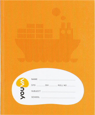 NAVNEET Youva Full Bound 15.5x18.8 cm Brown Regular Notebook Four Line 172 Pages(Brown, Pack of 6)