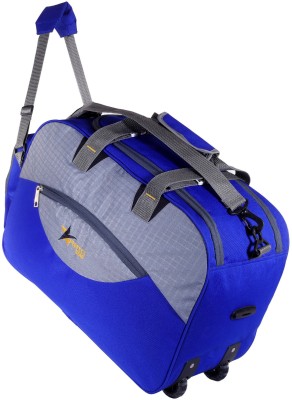 perfactstar (Expandable) DUFFLE LUGGAGE TRAVEL HAVY DUTY AIR bag bags - Blue - Large Capacity Duffel Without Wheels