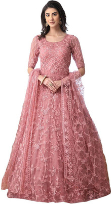 HELWIN DESIGNER Anarkali Gown(Pink)
