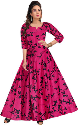 MUDRIKA Anarkali Gown(Multicolor)