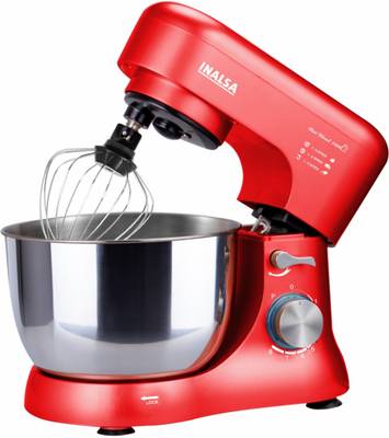 Inalsa Stand Mixer Uni Blend 1000W with 5L SS Bowl| Includes Whisking Cone, Mixing Beater & Dough Hook 1000 W Stand Mixer
