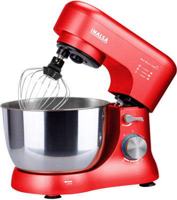 Inalsa Stand Mixer Uni Blend 1000W with 5L SS Bowl| Includes Whisking Cone, Mixing Beater & Dough Hook 1000 W...