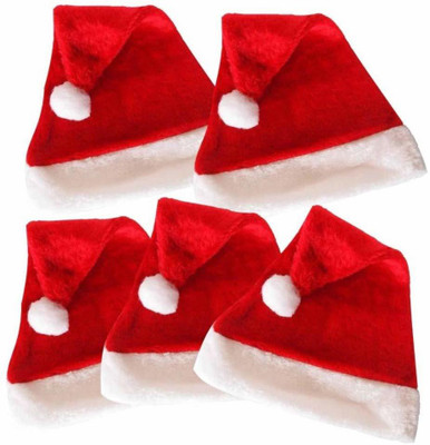 EDANUST Santa Cap Cap(Pack of 5)