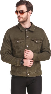 Plus91 Full Sleeve Solid Men Denim Jacket