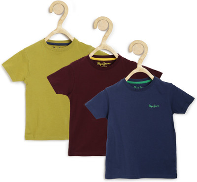 pepe-jeans-boys-solid-pure-cotton-t-shirtmulticolor-pack-of-3