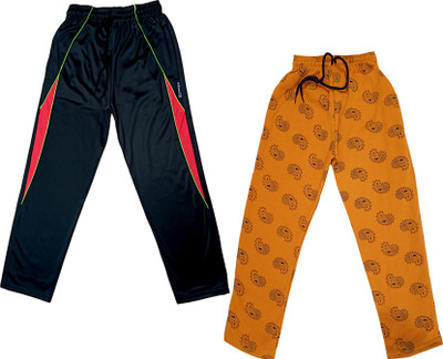 IndiWeaves Track Pant For Boys & Girls(Multicolor, Pack of 2)