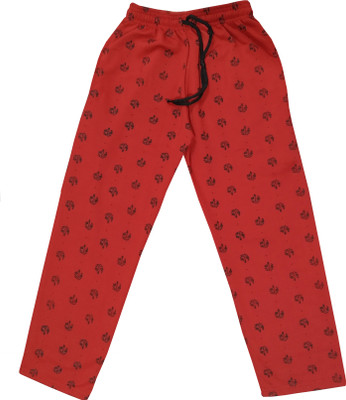 IndiWeaves Track Pant For Boys & Girls(Red, Pack of 1)