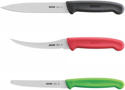 Kohe 3 Pc Stainless Steel, PP (Polypropylene) Knife Set