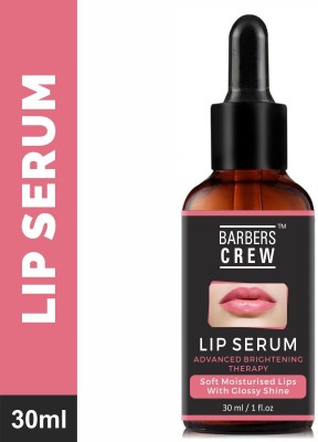 Barbers Crew Lip Serum - Advanced Brightening Therapy for Soft, Moisturised Lips With Glossy & Shine- Natural(Pack of: 1, 30 g)