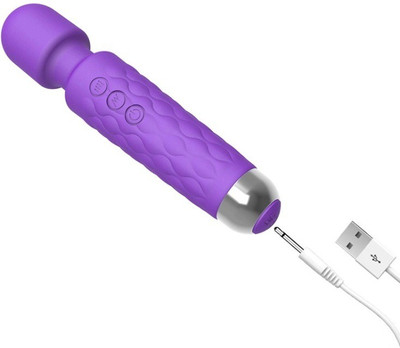 eDUST SRMW-96 Multi Speed Cordless Rechargeable Vibrator Massage for Female Personal Body Massagers Machine With Vibration modes & Water Resistant Massager Massager(Purple)