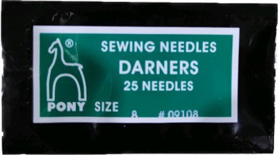 Pony Hand Sewing Needle(Darners Needle 8 Pack of 25)