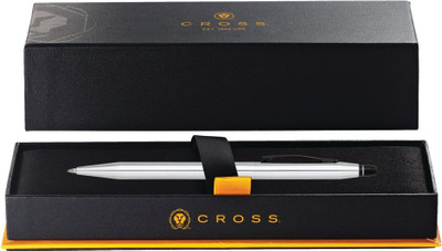CROSS Click Chrome Roller Ball Pen(Ink Color - Black)