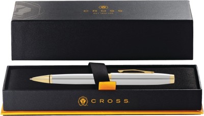 CROSS Coventry Chrome with Gold appointments Ball Pen(Ink Color - Black)