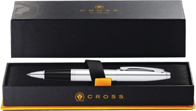 CROSS Calais Rollerball Pen Polished Chrome (AT0115-1) Roller Ball Pen(Black)