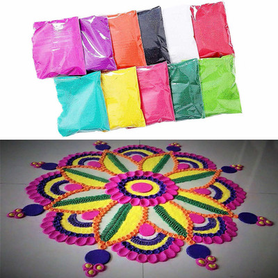 BVM GROUP Rangoli Powder(Multicolor)