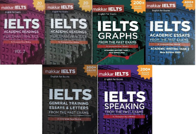 Best Combo For IELTS Dr. Kiranpreet Kaur Makkar Academic Readings For Exam Practice Vol. 1 & Vol. 2 Academic Writing TASK 1 & TASK 2, IELTS SPEAKING, IELTS GENERAL TRAINING ESSAYS & LETTERS FROM THE PAST EXAM Latest Edition 2020 Dr KIRANPREET KAUR MAKKAR & ER INDRROP SINGH MAKKAR(Paperback, Kiranpre
