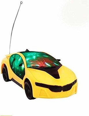 AS TRADERS Wireless Remote Control Fast Modern Car With 3D Light, CAR_RC_SNM_198(Multicolor)