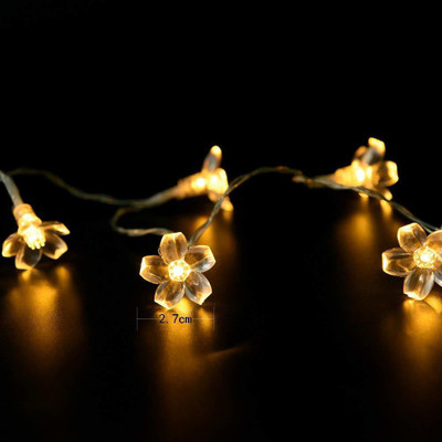 Infiprises 20 LEDs 4 m Yellow Steady Flower Rice Lights(Pack of 1)