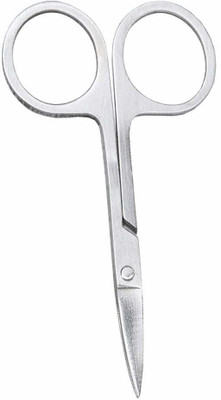 shree kesar medical Stainless Steel Beauty Makeup Mini Small Scissors Beard Trimming Nose Hair Manicure Pack Of 1 Scissors(Set of 1, Silver)