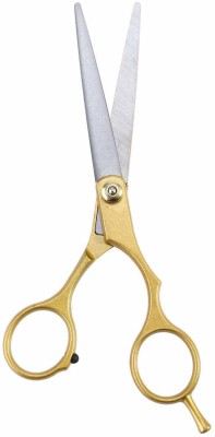 Doberyl Jaguar Men's and Women's Professional Salon Barber Hair Cutting Scissors Hairdressing Use Stainless Steel Golden Multi-Purpose Cutting scissor, Gold Scissor Scissors(Set of 1, Gold)