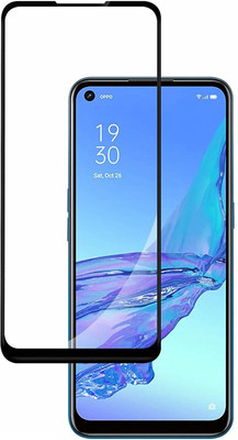 BRENZZ Edge To Edge Tempered Glass for OPPO A53(Pack of 1)