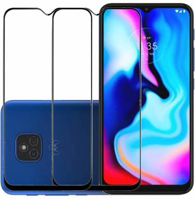ECMERED Edge To Edge Tempered Glass for Moto E7 Plus(Pack of 2)