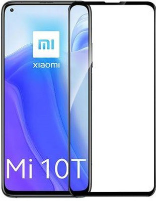 HOBBYTRONICS Edge To Edge Tempered Glass for MI 10T(Pack of 1)